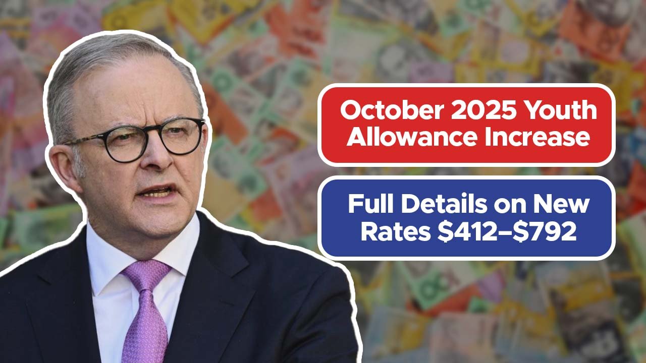 October 2025 Youth Allowance Increase: Full Details on New Rates $412–$792