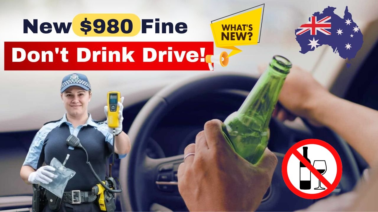 Australia 2025 Drink-Driving Laws – New $980 Fine Shocks Drivers Nationwide